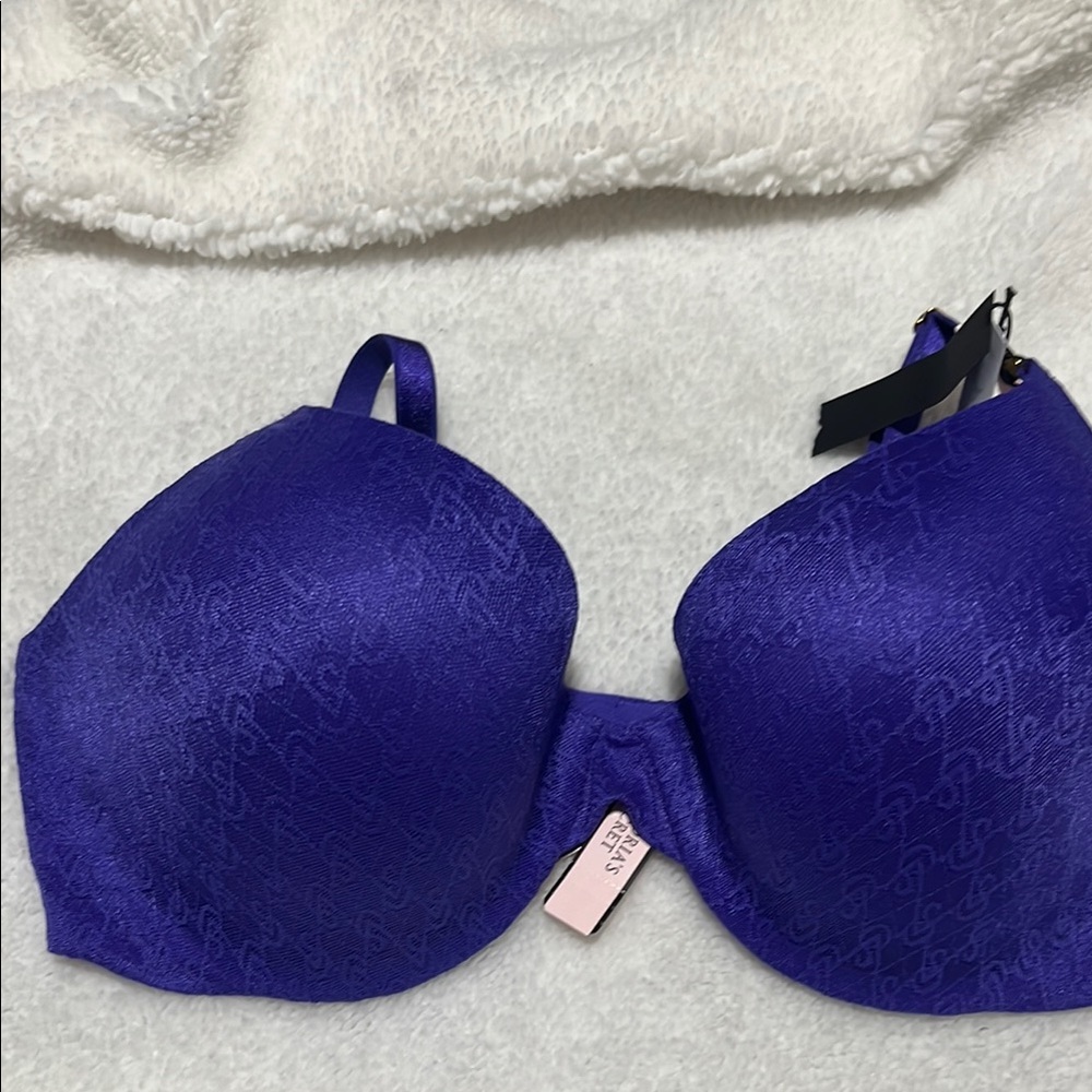 Victoria's Secret Very Sexy Deep Purple Underwire Push up Demi Bra